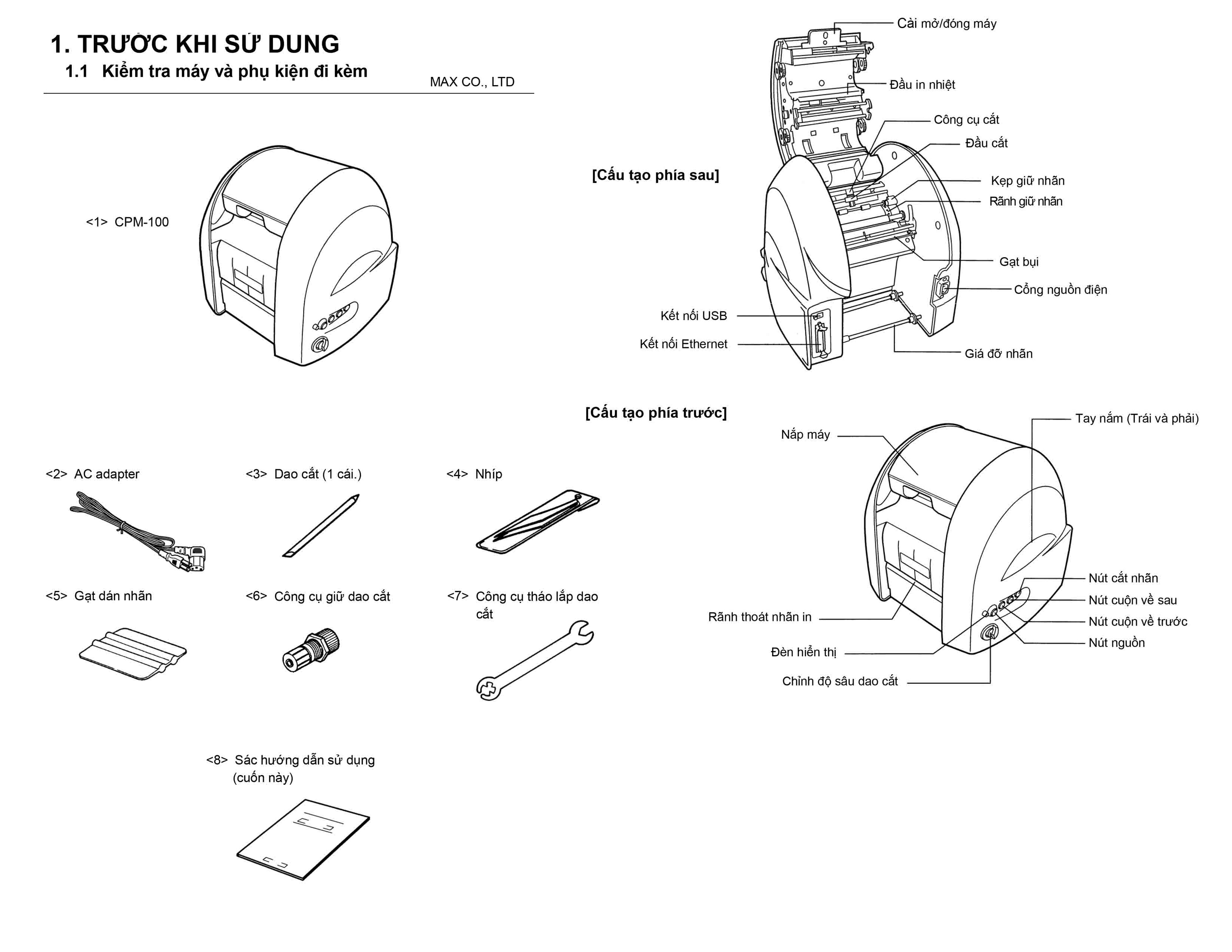 Sơ Đồ Máy CPM 100 & 200