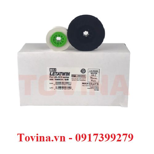Mực in đầu cốt LM-IR50W – trắng, 12 mm × 70 m (máy MAX LM-550)