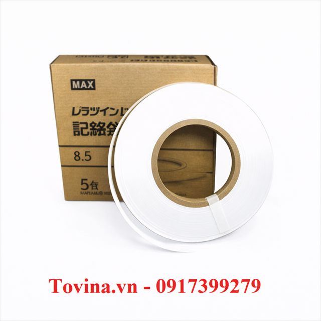 Marker strip LM-KM485 khổ 8,5 mm × 25 m – đánh dấu cầu đấu (MAX)