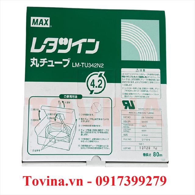 Ống lồng MAX LM-TU342N2 phi 4,2 mm, cuộn 80 m