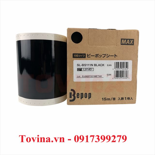 Nhãn đen SL-BS111N (110mm, 15m)