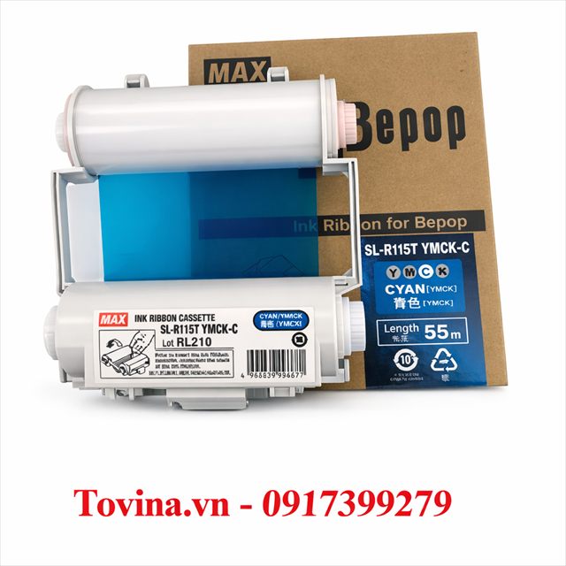 Mực màu xanh lơ SL-R115T YMCK-C (120mm, 55m)