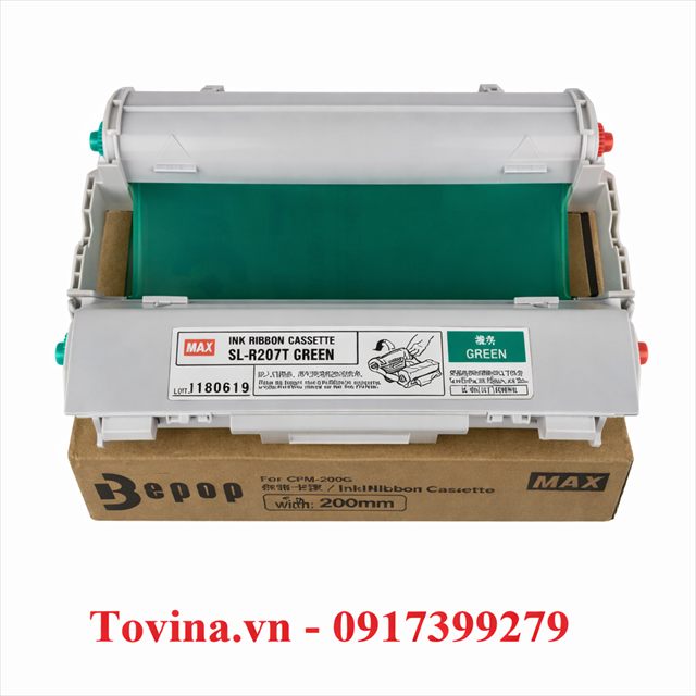 Mực xanh lá SL-R207T 212mm × 50m cho MAX CPM-200