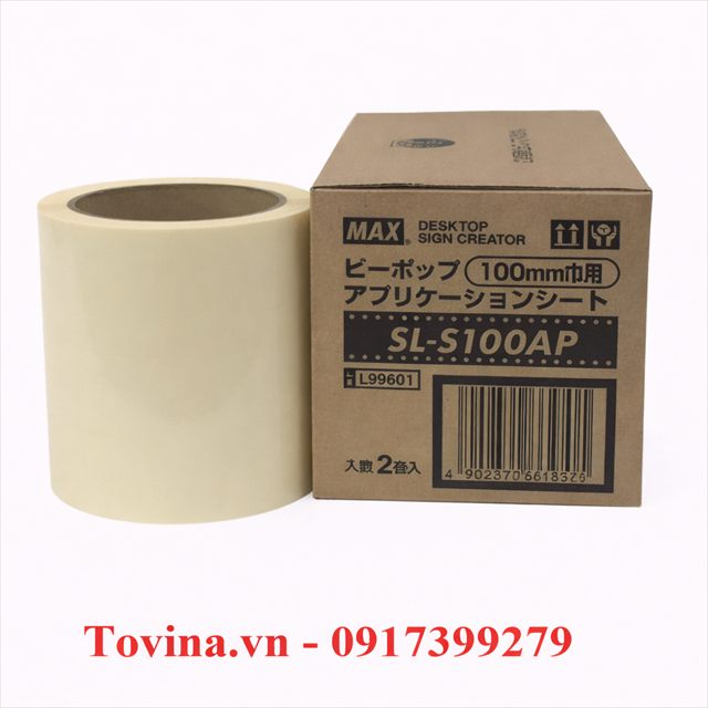 Màng chuyển chữ cắt SL-S100AP khổ 100 mm – MAX Bepop (application film)