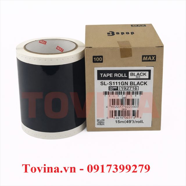 Nhãn đen SL-S111GN (110mm, 15m)