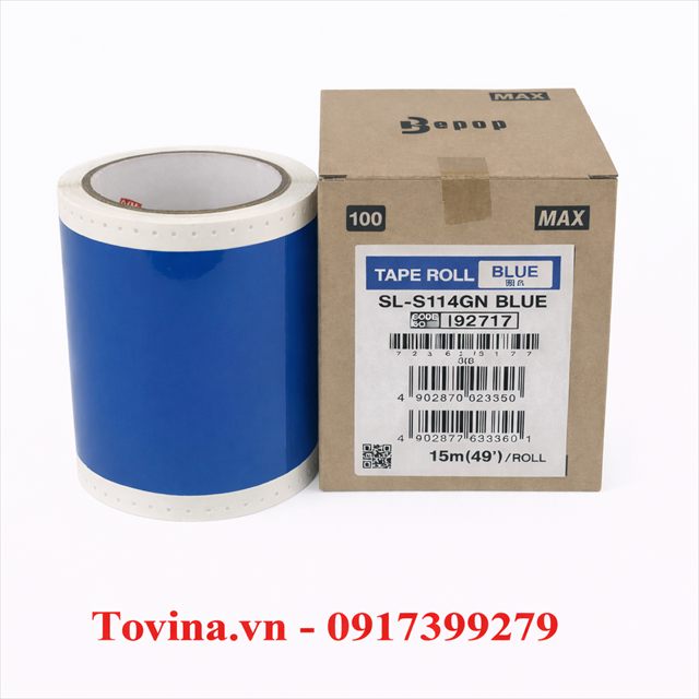 Nhãn xanh dương SL-S114GN (110mm, 15m)