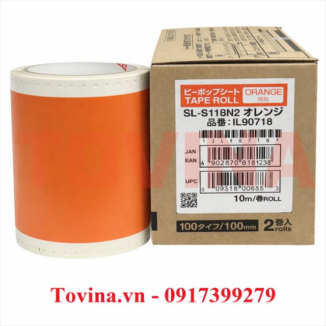Nhãn cam SL-S118N2 (110mm, 10m)