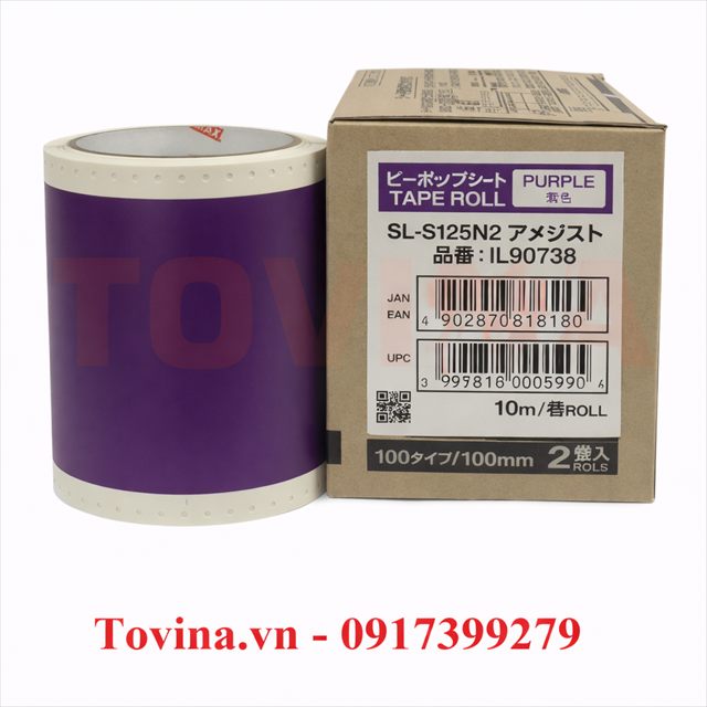 Nhãn tím SL-S125N2 (110mm, 10m)