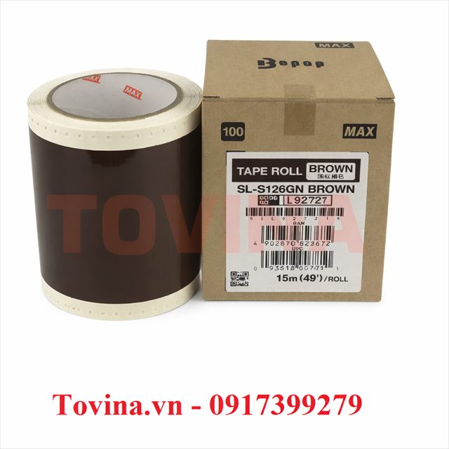 Nhãn nâu SL-S126GN (110mm, 15m)