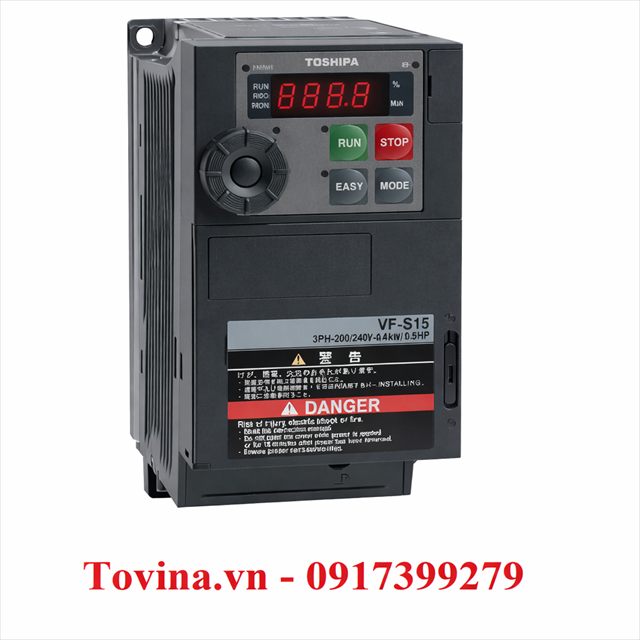 Biến tần Toshiba VF-S15 VFS15-4007PL-W1 (0.75kW, 3 pha 380V)